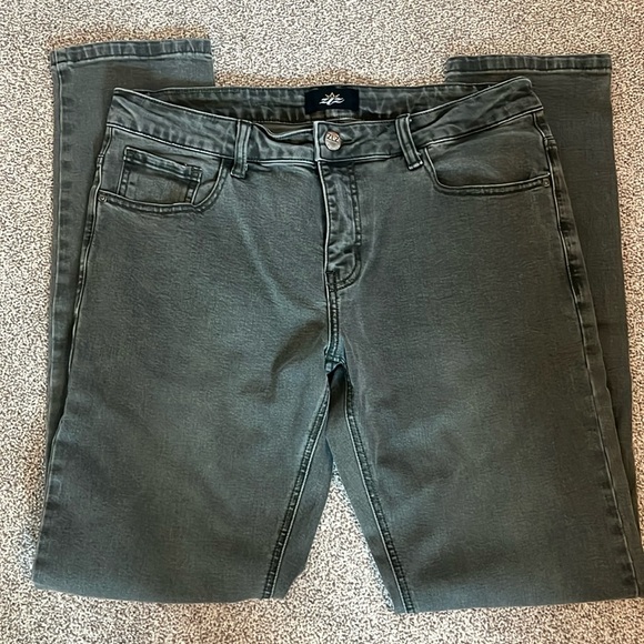 ZLZ Denim Men’s Slim Straight Jeans - Picture 1 of 6